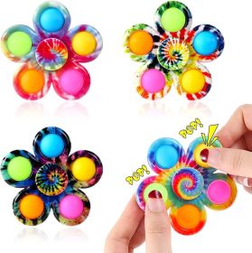 Fidget Spinner Bulk 4 Pack, Fidget Spinners Fidget Toys Adults, Christmas Party Favors Stocking Stuffers for Kids