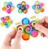 Fidget Spinner Bulk 4 Pack, Fidget Spinners Fidget Toys Adults, New Year Eve Gift for Kids, Anxiety Stress Relief Toys with ADHD Autism