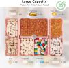 Daily Pill Organizer,2 Pcs 7 Compartments Portable Pill Case Travel Pill Organizer,[Folding Design] Pill Box for Purse Pocket to Hold Vitamins