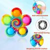 Fidget Spinner Bulk 4 Pack, Fidget Spinners Fidget Toys Adults, New Year Eve Gift for Kids, Anxiety Stress Relief Toys with ADHD Autism