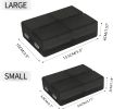 2 Pcs Daily Pill Organizer, 7 Compartments Portable Pill Case Travel Pill Organizer,[Folding Design]Pill Box for Purse Pocket to Hold Vitamins