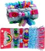 Fidget Blanket for Adult Dementia Products for Elderly Alzheimers Dementia Activities for Seniors Fidget Wrist Cuff Sensory Bracelet Toy for Seniors D