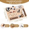 Dementia Activities for Seniors-Fidget Busy Board-Alzheimers Products for Elderly-Memory Games for Autism Adult-Dementia Gadgets-Sensory ADHD Toys-Anx