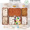 2 Pcs Daily Pill Organizer, 7 Compartments Portable Pill Case Travel Pill Organizer,[Folding Design] Pill Box for Purse Pocket to Hold Vitamins