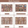 Daily Pill Organizer, 7 Compartments Portable Travel Pill Case, [Folding Design] for Purse Pocket to Hold Vitamins,Cod Liver Oil