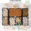 Daily Pill Organizer,7 Compartments Portable Pill Case Travel Pill Organizer,[Folding Design] Large Pill Box for Purse Pocket to Hold Vitamins